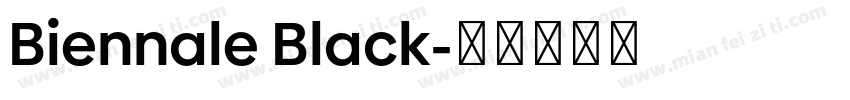 Biennale Black字体转换